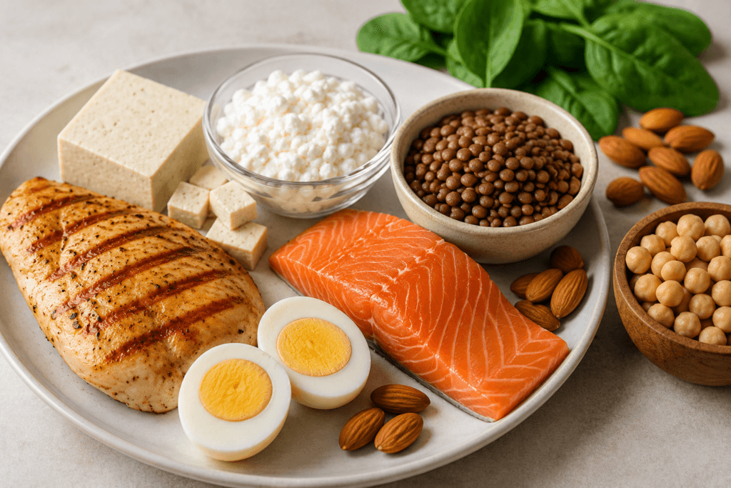 high protein foods for filling meals